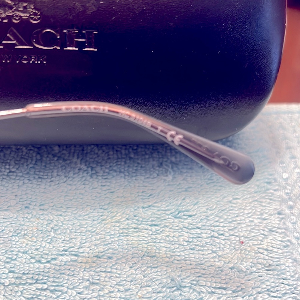 COACH FRAMES SHINY GUNMETAL HC5104B WITH CASE - Picture 4 of 6